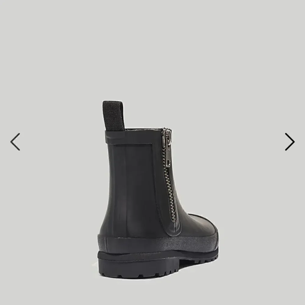 Madewell The Zip-Up Lugsole Rain Boot*